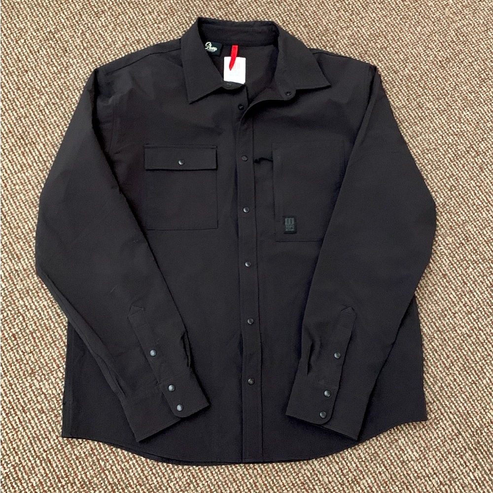 Men's XL Topo Designs Nylon Spandex Wind/Water Resistant Mountain Shirt Jacket